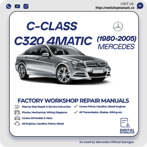 Mercedes C-Class C320 4Matic Workshop Repair Manual 1980-2005 PDF Download