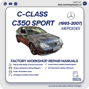 Mercedes C-Class C350 Sport Workshop Repair Manual 1993-2007 PDF Download