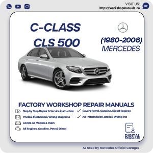 Mercedes C-Class CLS 500 Workshop Repair Manual 1980-2006 PDF Download