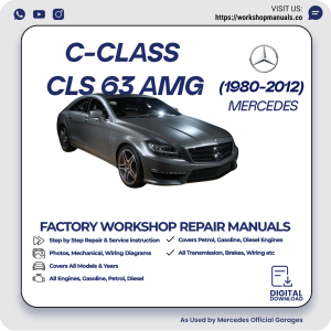 Mercedes C-Class CLS 63 AMG Workshop Repair Manual 1980-2012 PDF Download