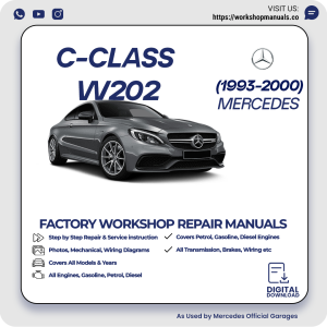 Mercedes C-Class W202 Workshop Repair Manual 1993-2000 PDF Download