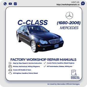 Mercedes C-Class Workshop Repair Manual 1980-2006 PDF Download