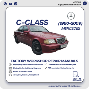 Mercedes C-Class Workshop Repair Manual 1980-2009 PDF Download