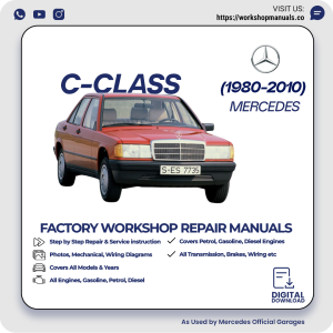 Mercedes C-Class Workshop Repair Manual 1980-2010 PDF Download