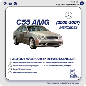Mercedes C55 AMG Workshop Repair Manual 2005-2007 PDF Download