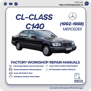 Mercedes CL-Class C140 Workshop Repair Manual 1992-1998 PDF Download