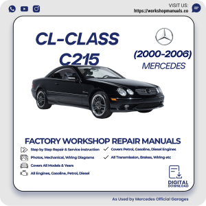 Mercedes CL-Class C215 Workshop Repair Manual 2000-2006 PDF Download