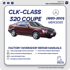 Mercedes CLK-Class 320 Coupe Workshop Repair Manual 1980-2001 PDF Download