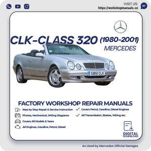 Mercedes CLK-Class 320 Workshop Repair Manual 1980-2001 PDF Download