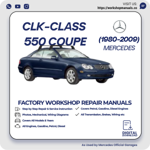 Mercedes CLK-Class 550 Coupe Workshop Repair Manual 1980-2009 PDF Download
