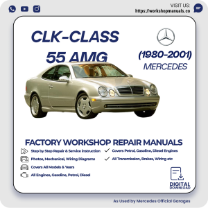 Mercedes CLK-Class 55 AMG Workshop Repair Manual 1980-2001 PDF Download