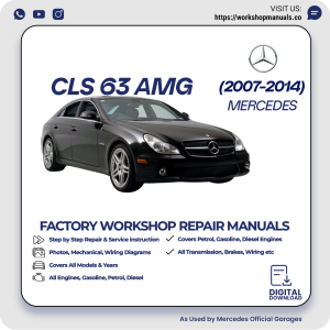 Mercedes CLS 63 AMG Workshop Repair Manual 2007-2014 PDF Download