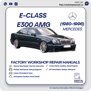 Mercedes E-Class E300 AMG Workshop Repair Manual 1980-1996 PDF Download