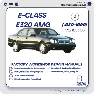 Mercedes E-Class E320 AMG Workshop Repair Manual 1980-1996 PDF Download