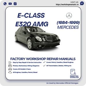 Mercedes E-Class E320 AMG Workshop Repair Manual 1984-1999 PDF Download