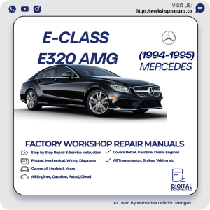 Mercedes E-Class E320 AMG Workshop Repair Manual 1994-1995 PDF Download