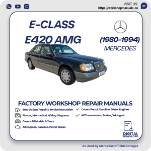 Mercedes E-Class E420 AMG Workshop Repair Manual 1980-1994 PDF Download