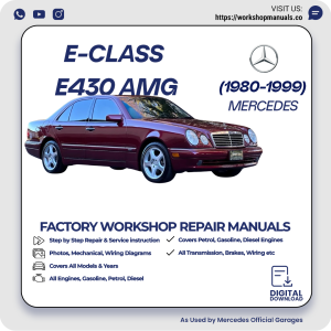 Mercedes E-Class E430 AMG Workshop Repair Manual 1980-1999 PDF Download