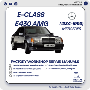 Mercedes E-Class E430 AMG Workshop Repair Manual 1984-1999 PDF Download