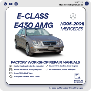 Mercedes E-Class E430 AMG Workshop Repair Manual 1996-2001 PDF Download
