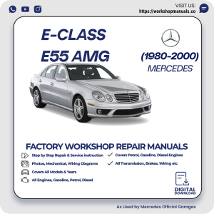 Mercedes E-Class E55 AMG Workshop Repair Manual 1980-2000 PDF Download