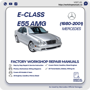 Mercedes E-Class E55 AMG Workshop Repair Manual 1980-2001 PDF Download