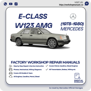 Mercedes E-Class W123 AMG Workshop Repair Manual 1978-1980 PDF Download
