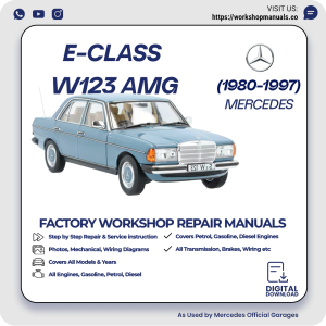 Mercedes E-Class W123 AMG Workshop Repair Manual 1980-1997 PDF Download