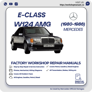 Mercedes E-Class W124 AMG Workshop Repair Manual 1980-1986 PDF Download