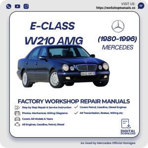 Mercedes E-Class W210 AMG Workshop Repair Manual 1980-1996 PDF Download