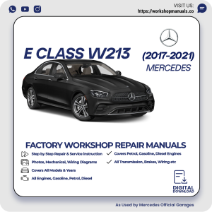 Mercedes E-Class W213 Workshop Repair Manual 2017-2021 PDF Download
