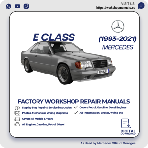 Mercedes E-Class Workshop Repair Manual 1993-2021 PDF Download