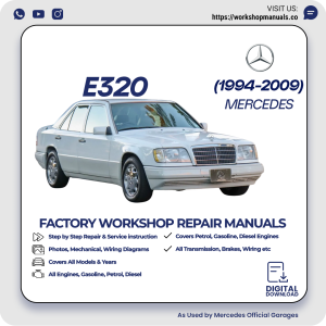 Mercedes E320 Workshop Repair Manual 1994-2009 PDF Download