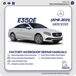 Mercedes E350e Workshop Repair Manual 2018-2021 PDF Download
