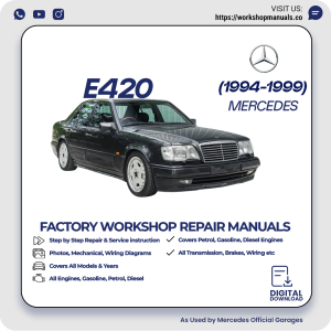 Mercedes E420 Workshop Repair Manual 1994-1999 PDF Download