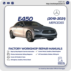 Mercedes E450 Workshop Repair Manual 2019-2021 PDF Download