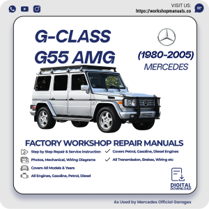 Mercedes G-Class G55 AMG Workshop Repair Manual 1980-2005 PDF Download