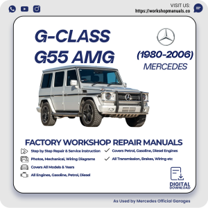 Mercedes G-Class G55 AMG Workshop Repair Manual 1980-2006 PDF Download