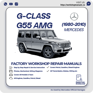 Mercedes G-Class G55 AMG Workshop Repair Manual 1980-2010 PDF Download