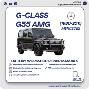 Mercedes G-Class G55 AMG Workshop Repair Manual 1980-2011 PDF Download