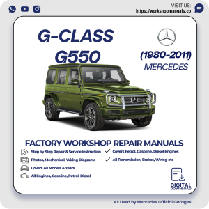 Mercedes G-Class G550 Workshop Repair Manual 1980-2011 PDF Download