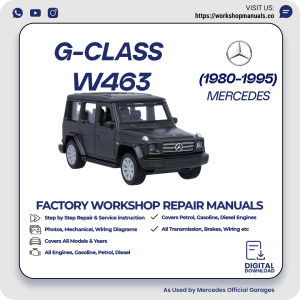 Mercedes G-Class W463 Workshop Repair Manual 1980-1995 PDF Download