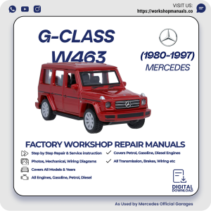 Mercedes G-Class W463 Workshop Repair Manual 1980-1997 PDF Download
