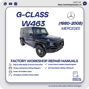 Mercedes G-Class W463 Workshop Repair Manual 1980-2008 PDF Download