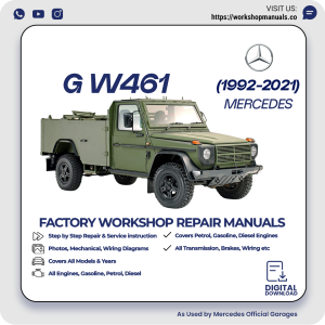 Mercedes G-Class W461 Workshop Repair Manual 1992-2021 PDF Download