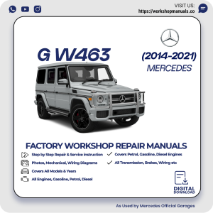 Mercedes G-Class W463 Workshop Repair Manual 2014-2021 PDF Download