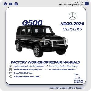 Mercedes G500 Workshop Repair Manual 1999-2021 PDF Download