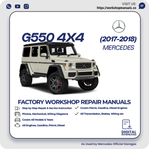 Mercedes G550 4x4 Workshop Repair Manual 2017-2018 PDF Download