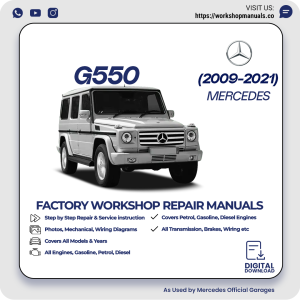 Mercedes G550 Workshop Repair Manual 2009-2021 PDF Download