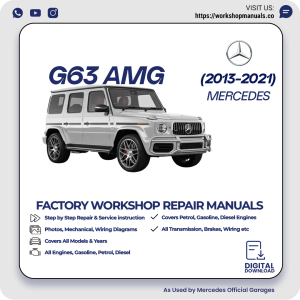 Mercedes G63 AMG Workshop Repair Manual 2013-2021 PDF Download